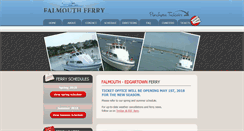 Desktop Screenshot of falmouthedgartownferry.com